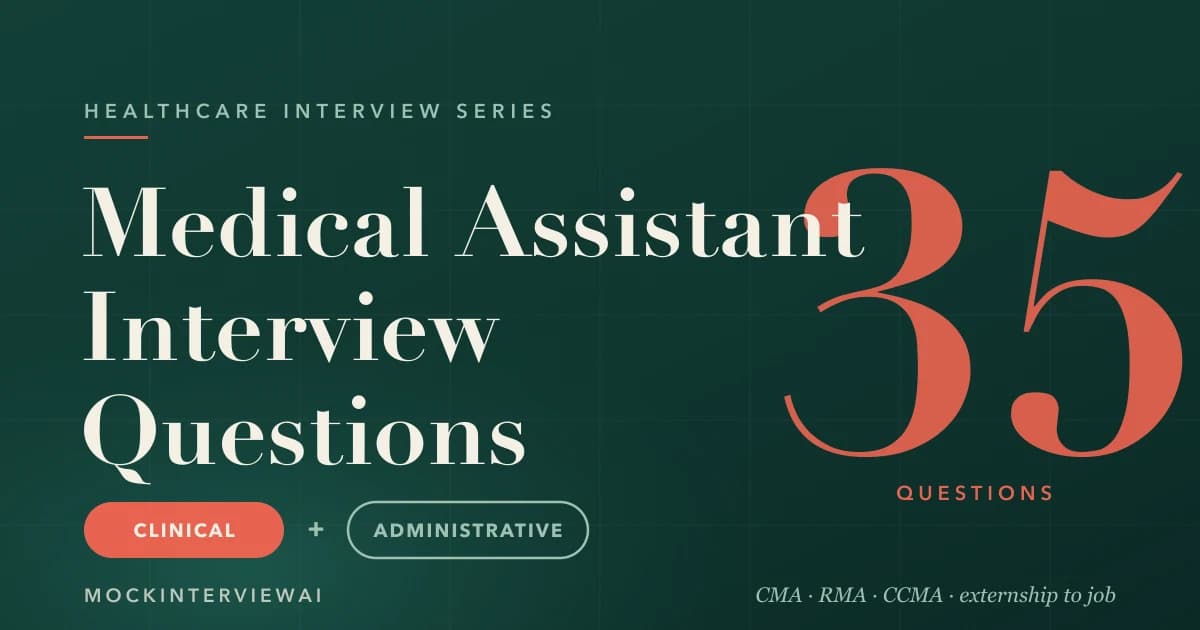 Medical Assistant Interview Questions: 35 Questions + Winning Answers